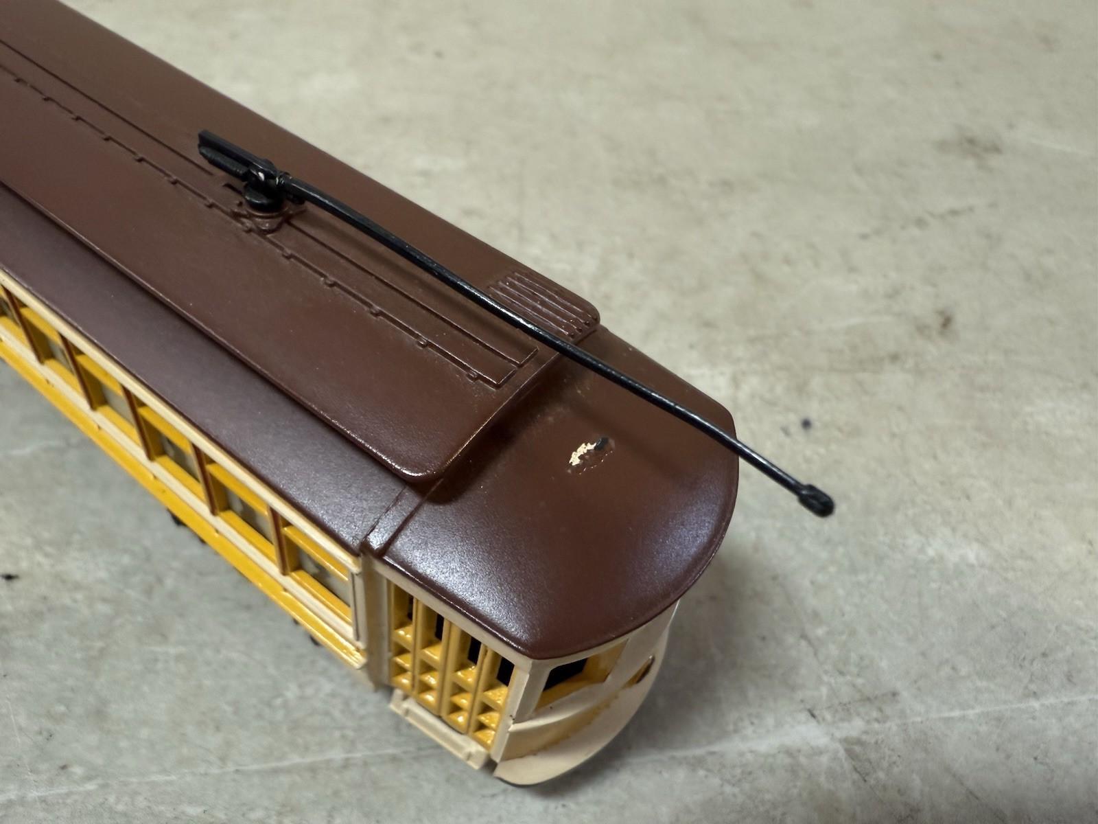 Bachmann HO Scale Brill Trolley #36-Yellow Item# 61048