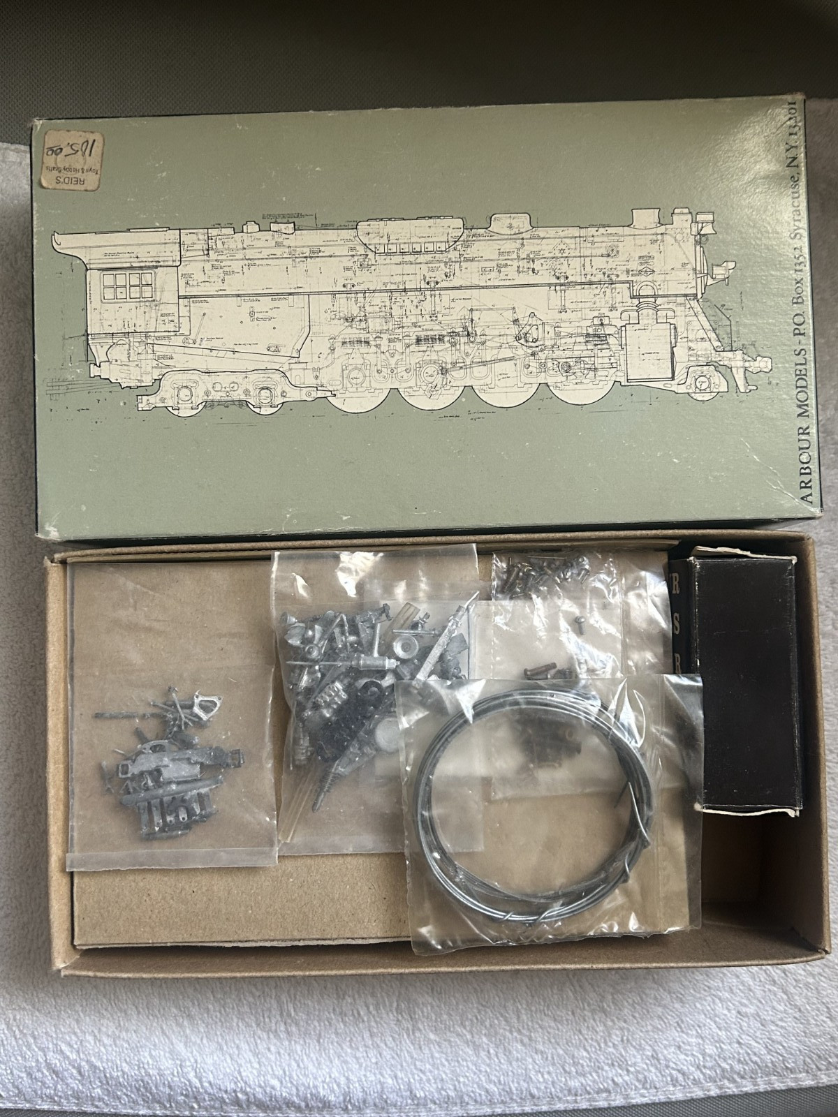Vintage Arbour Models HO Scale 2-8-4 Berkshire NKP Model 107 Unbuilt Kit