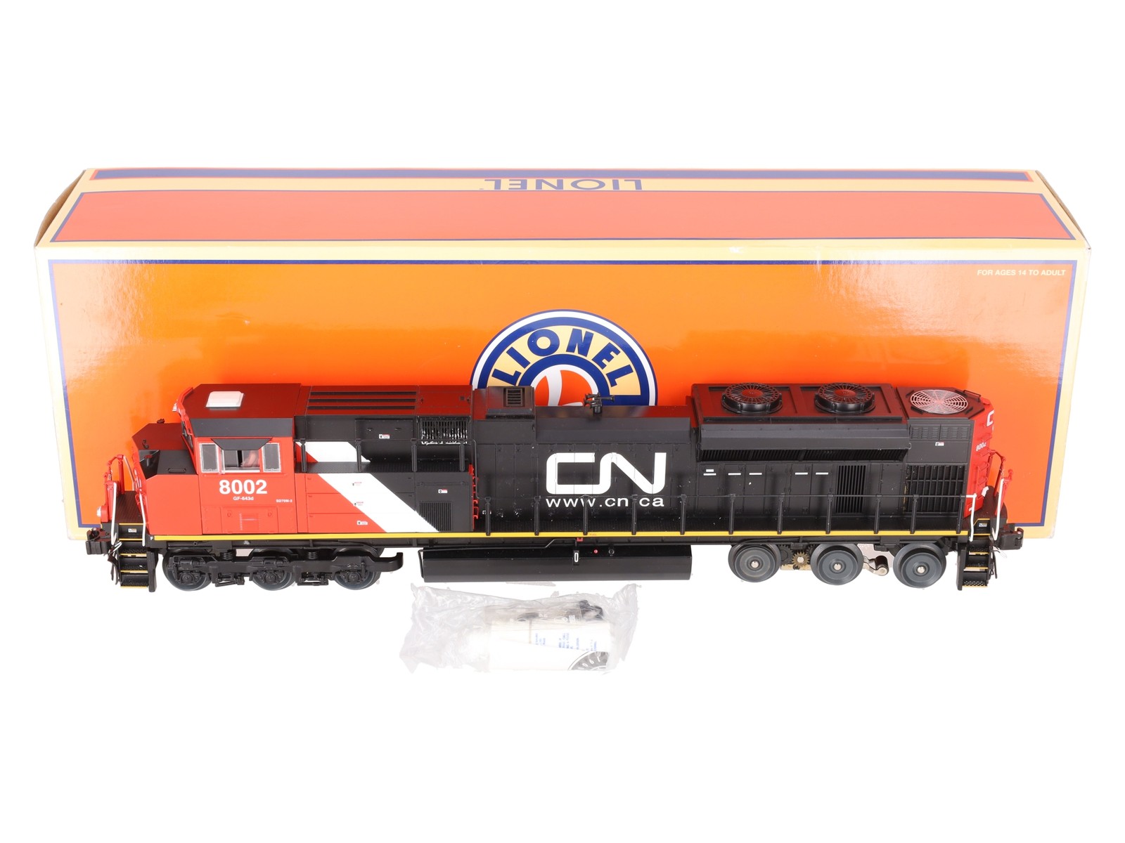 Lionel 6-28313 O Gauge Canadian National Legacy SD70M-2 Diesel #8002/Box