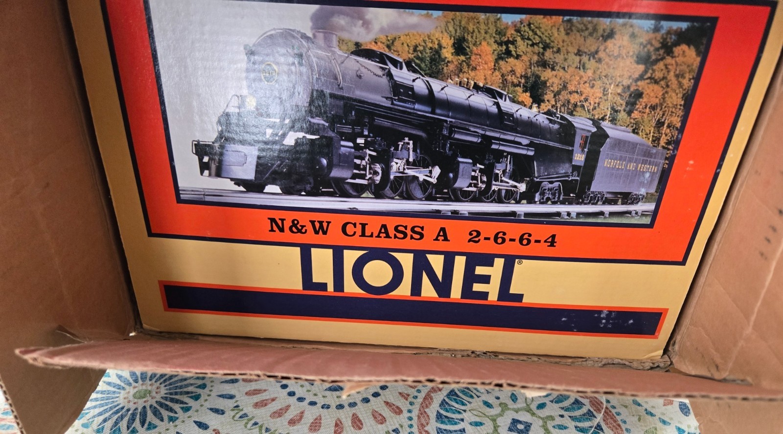 Lionel 6-28052 N&W Articulated 2-6-6-4 Steam Loco & Tender w/Shipper+Manual +
