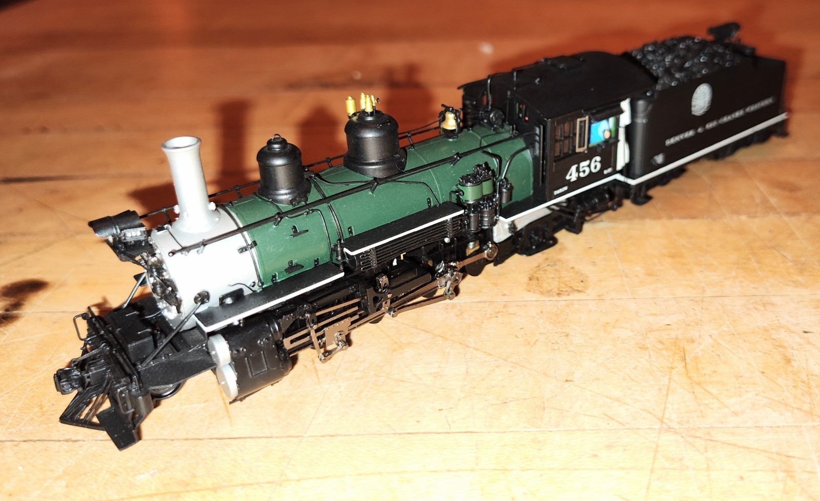 HOn3 Division Point Brass K-27 Collectors Series #456 Royal Gorge Route Herald