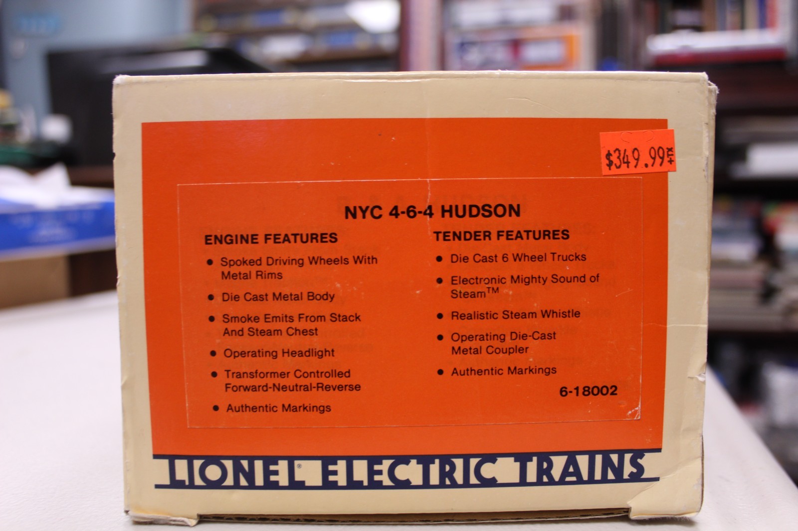 Lionel 6-18002 NYC 4-6-4 Hudson
