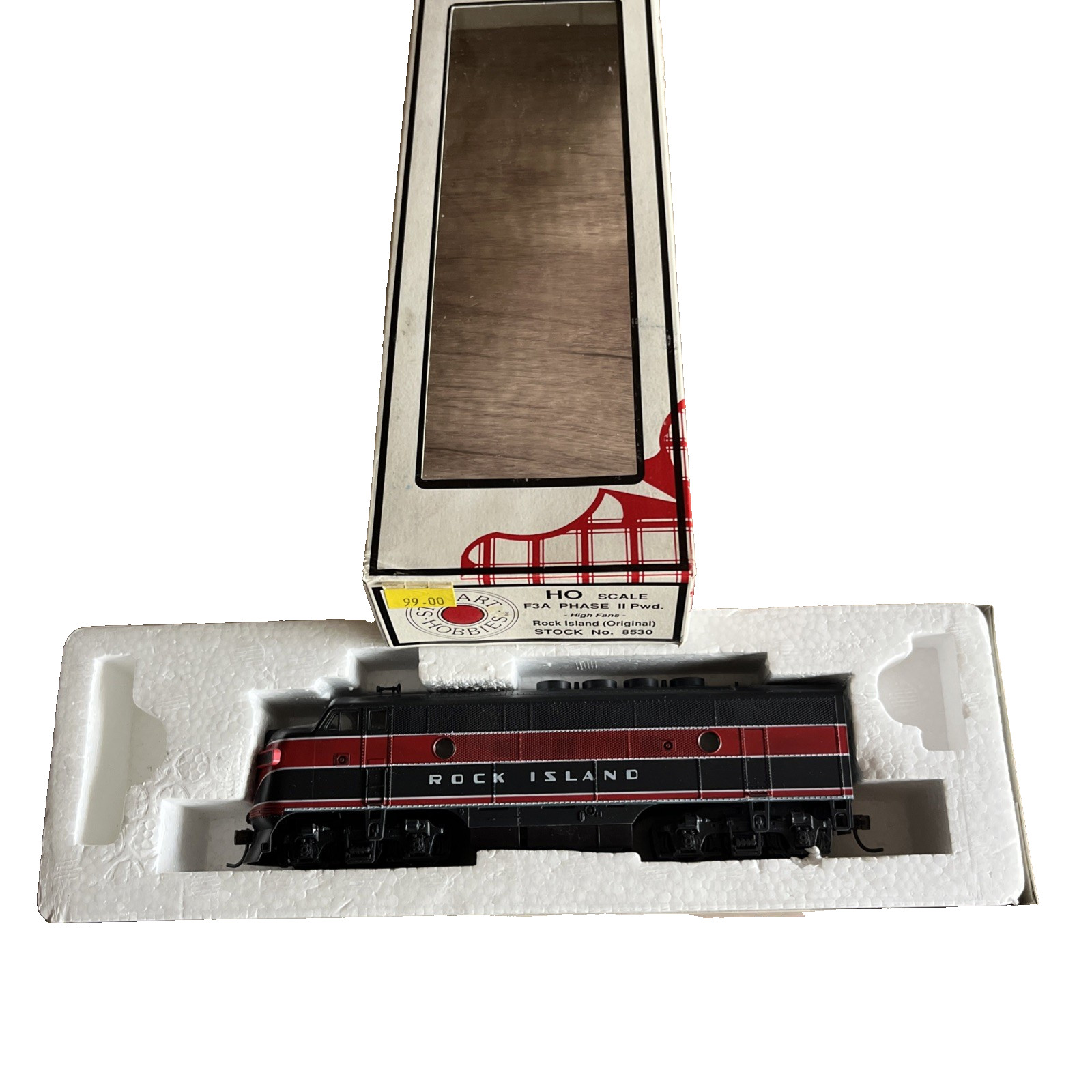 HO Stewart Hobbies 8530 Rock Island F3A Powered Diesel Locomotive Engine Tested
