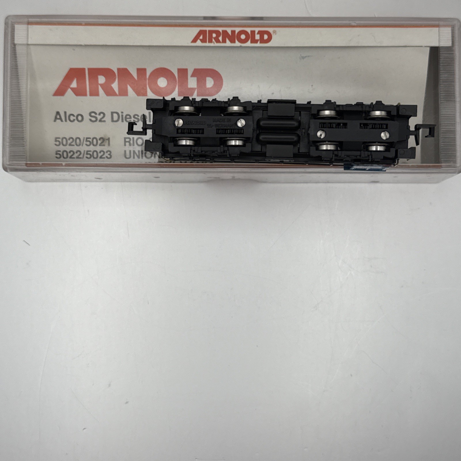 RARE NIB Arnold 5025 Alco S-2 loco Boston & Maine BM #1260 Blue Bird Scheme Cust