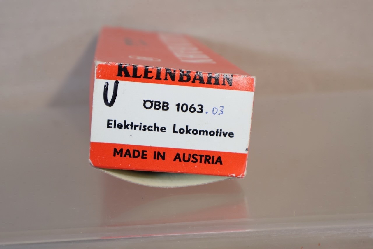 KLEINBAHN 1063 SPARES REPAIR OBB ÖBB CLASS BR 1063 03 E-LOK LOCOMOTIVE om