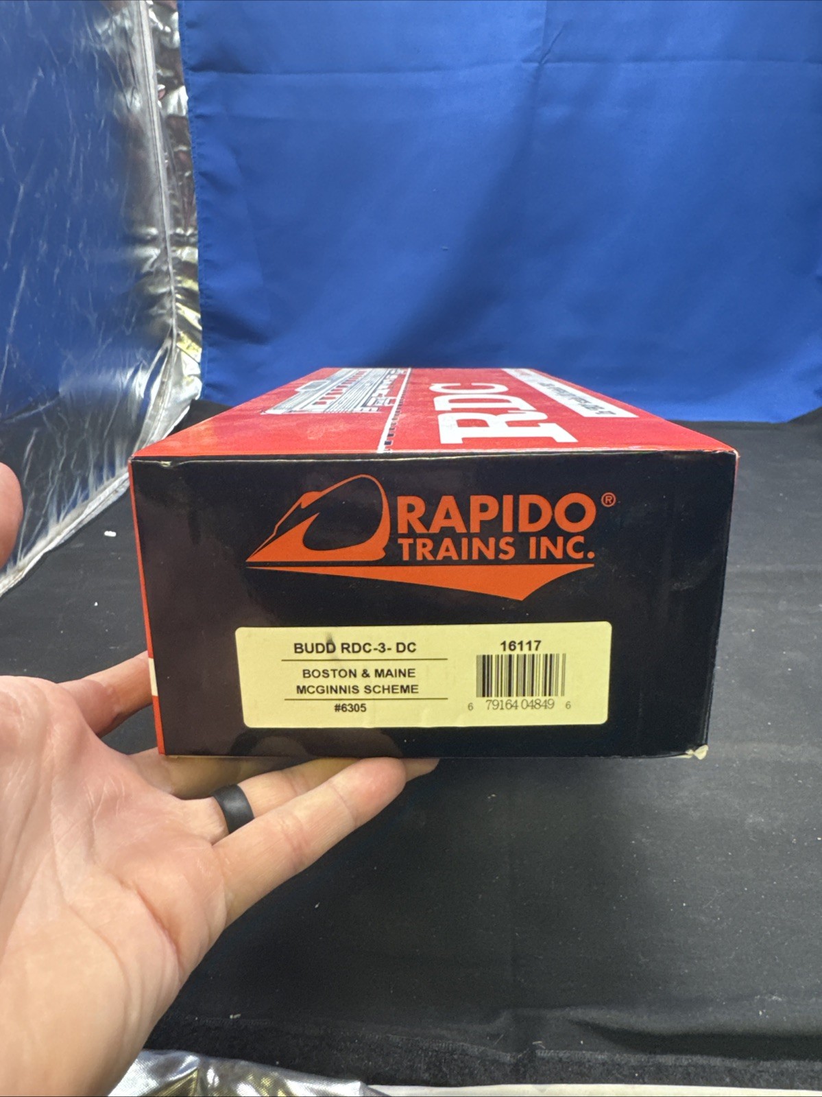 Rapido Trains Ho Scale 16117 Budd RDC -3 DC Boston And Maine MCGINNIS SCHEME