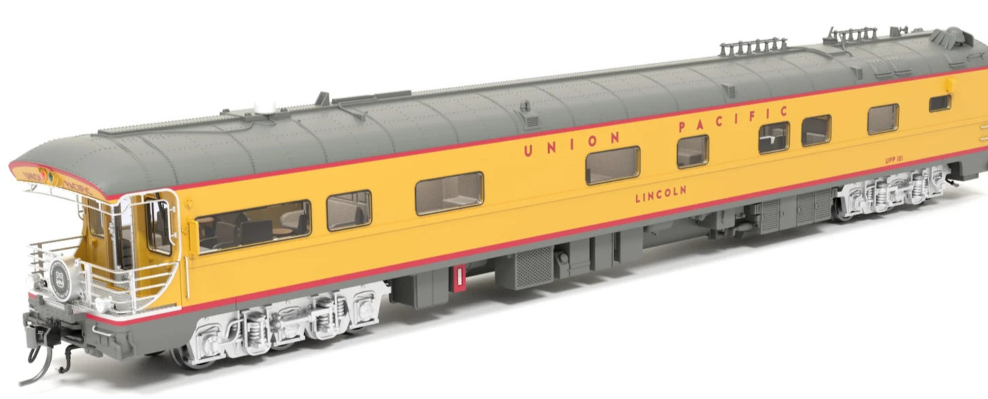 BROADWAY LIMITED 9592 HO Union Pacific Business Car UP #101 Lincoln Big Boy Tour