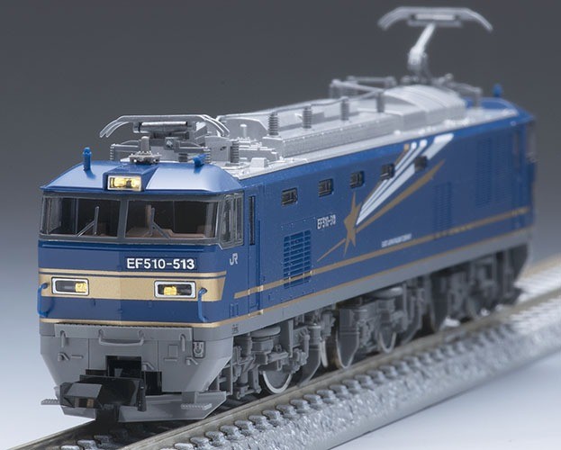 Tomix 7111 JR Type EF510-500 Electric Locomotive (Hokutosei-colored) N Scale