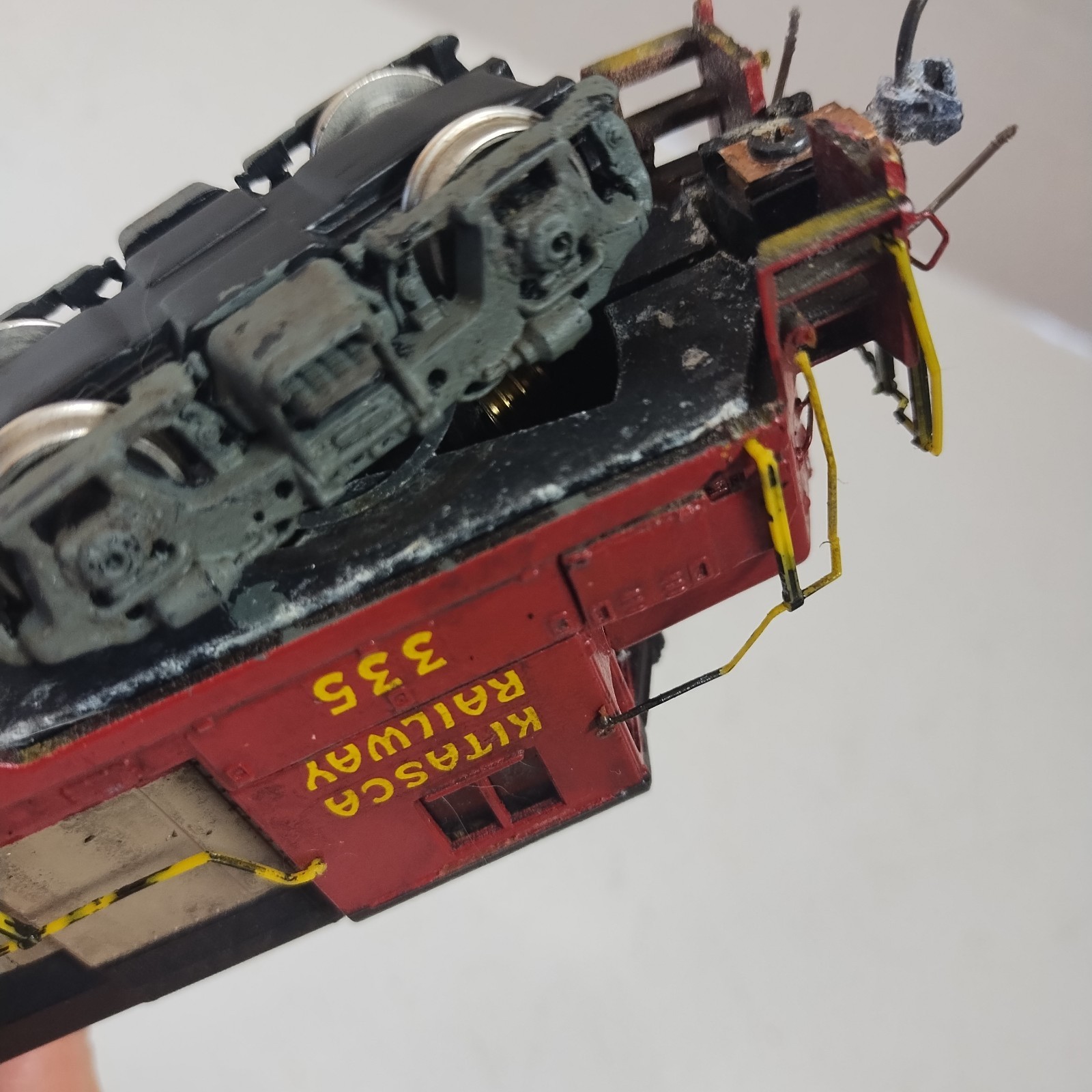 Bachmann Spectrum HO SD45 Locomotive Kitasca Railway #335 Runs Read