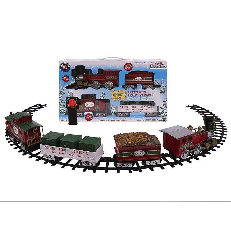 Lionel North Pole Central Battery Operated Train Set with Remote Control