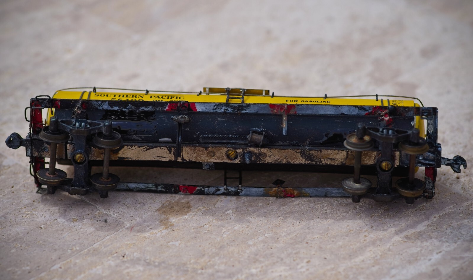 VINTAGE Athearn Roundhouse SP GASOLINE SERVICE TANK CAR HO Made in USA 1950’s