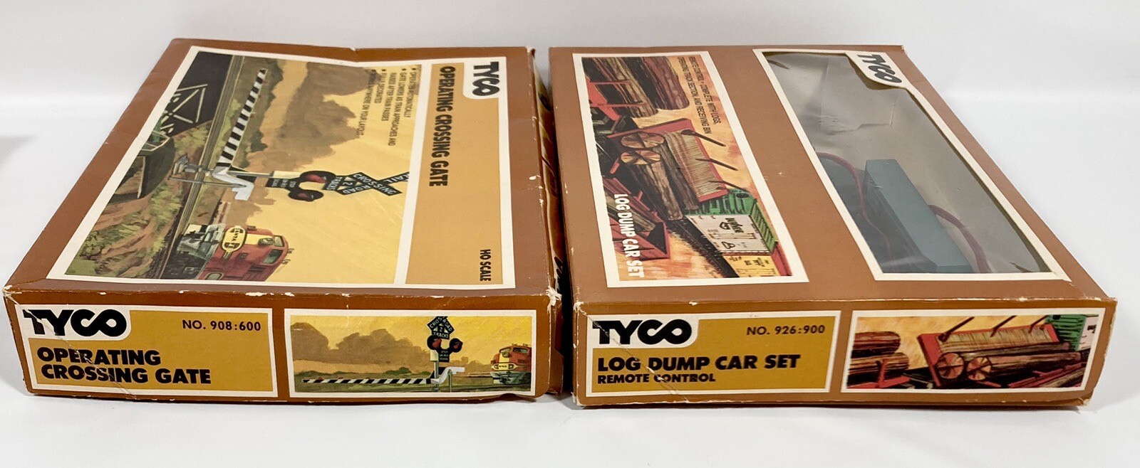 LOT HO Tyco Atlas Track Train Log Dump Autoloader Piggyback Car Set Switches Vtg