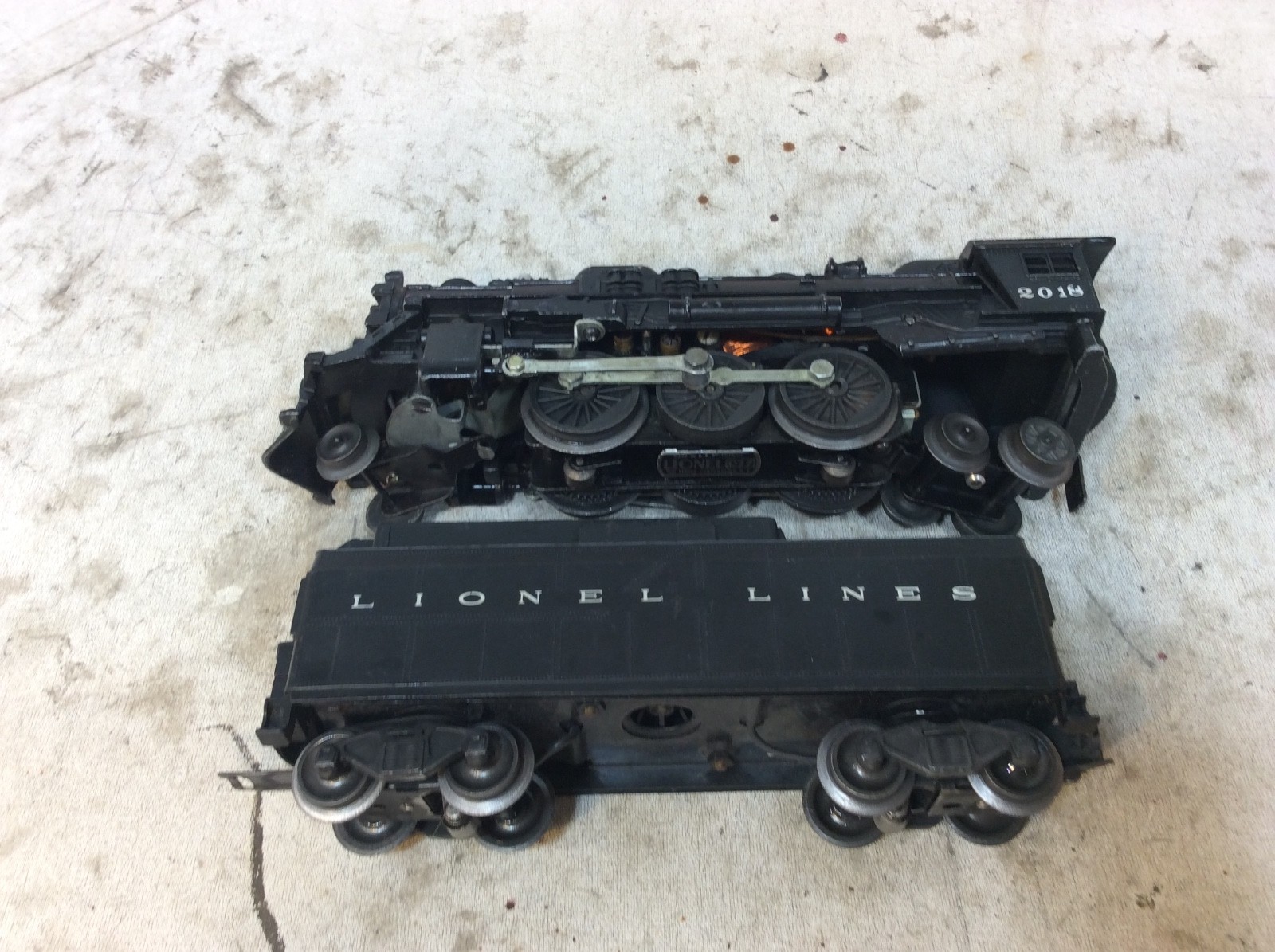Lionel 1555WS Postwar – Set 2018 Steam Engine Freight Cars O Gauge / 027