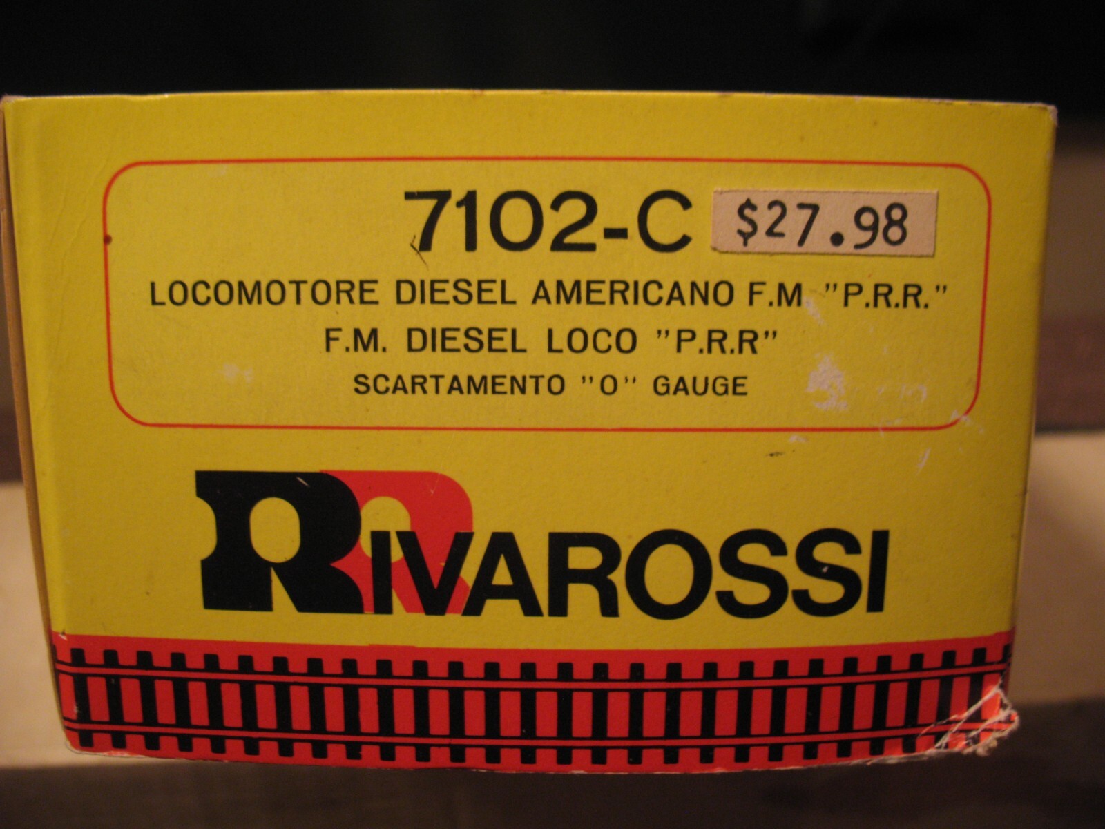 Rivarossi O Scale 7102-C Pennsylvania F.M. Diesel Locomotive