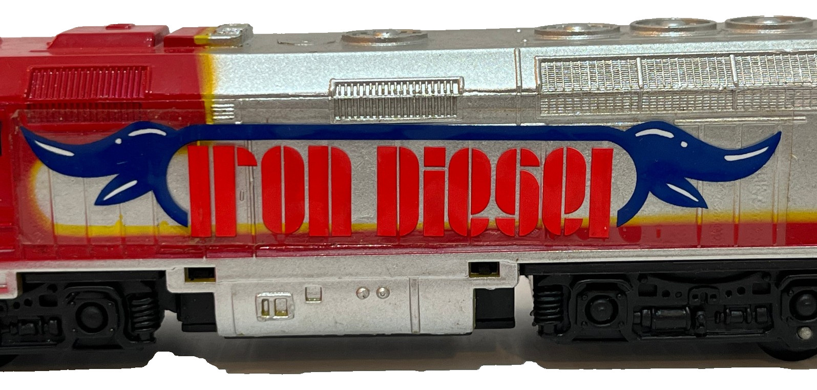 Vintage Iron Diesel Locomotive Train Toy State Industries Railroad