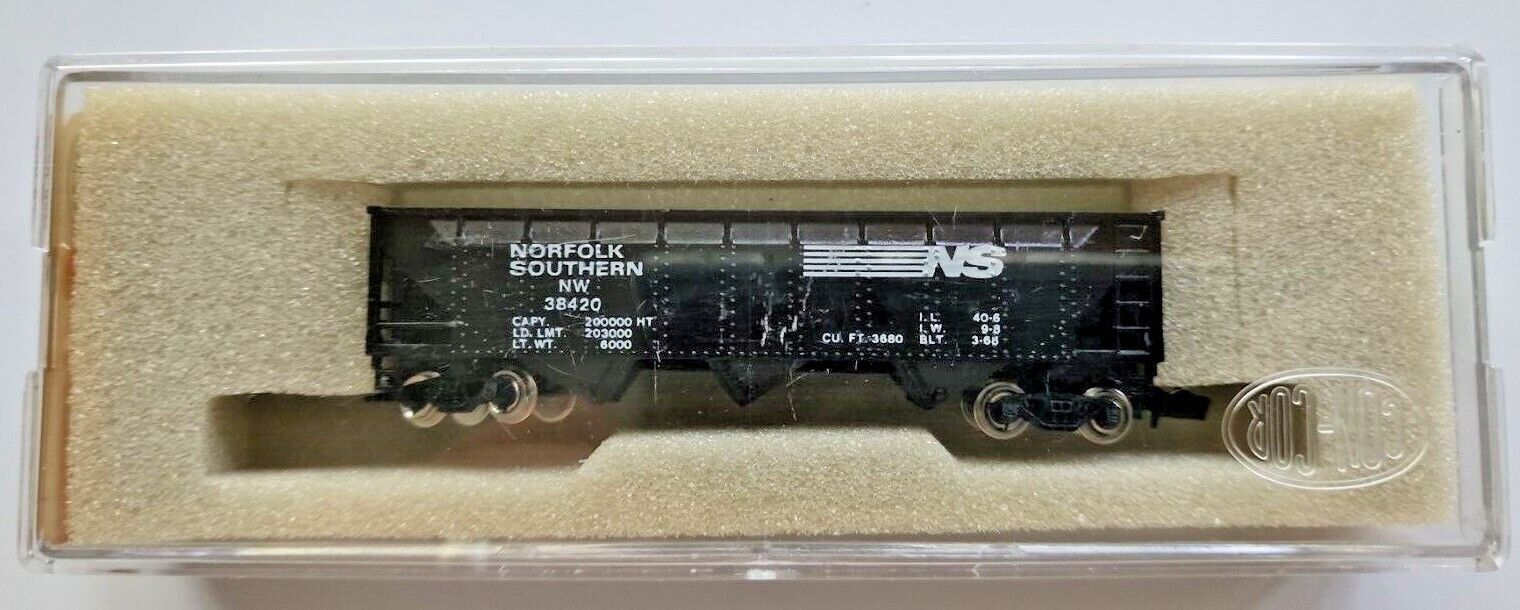 Con-Cor Norfolk Southern 3-Bay Hopper Car N Scale 1652 U U105-31