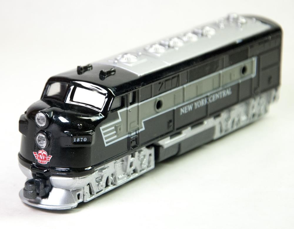 Schylling EMD F7 Diesel Electric Model Locomotive New York Central Pull Back Toy
