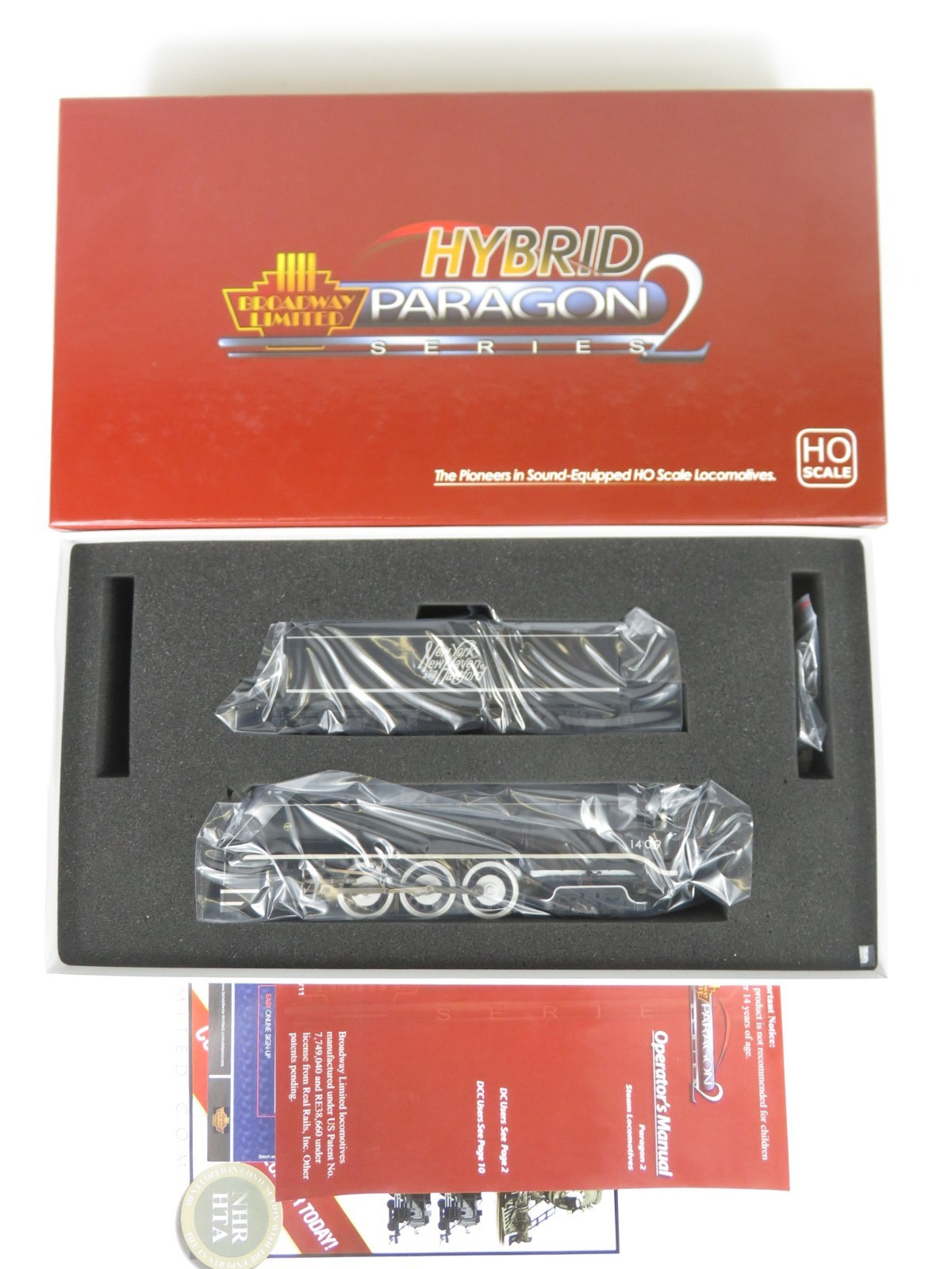 Broadway Limited 1627 Brass Hybrid HO New Haven I-5 4-6-4 Locomotive DCC/Sound