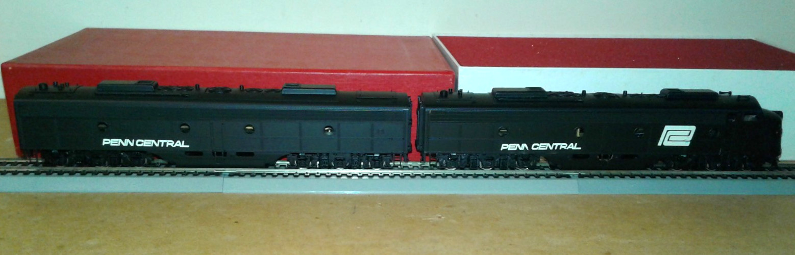 HO SCALE BRASS WESTSIDE MODEL COMPANY WMC E9/B SET PENN CENTRAL PC