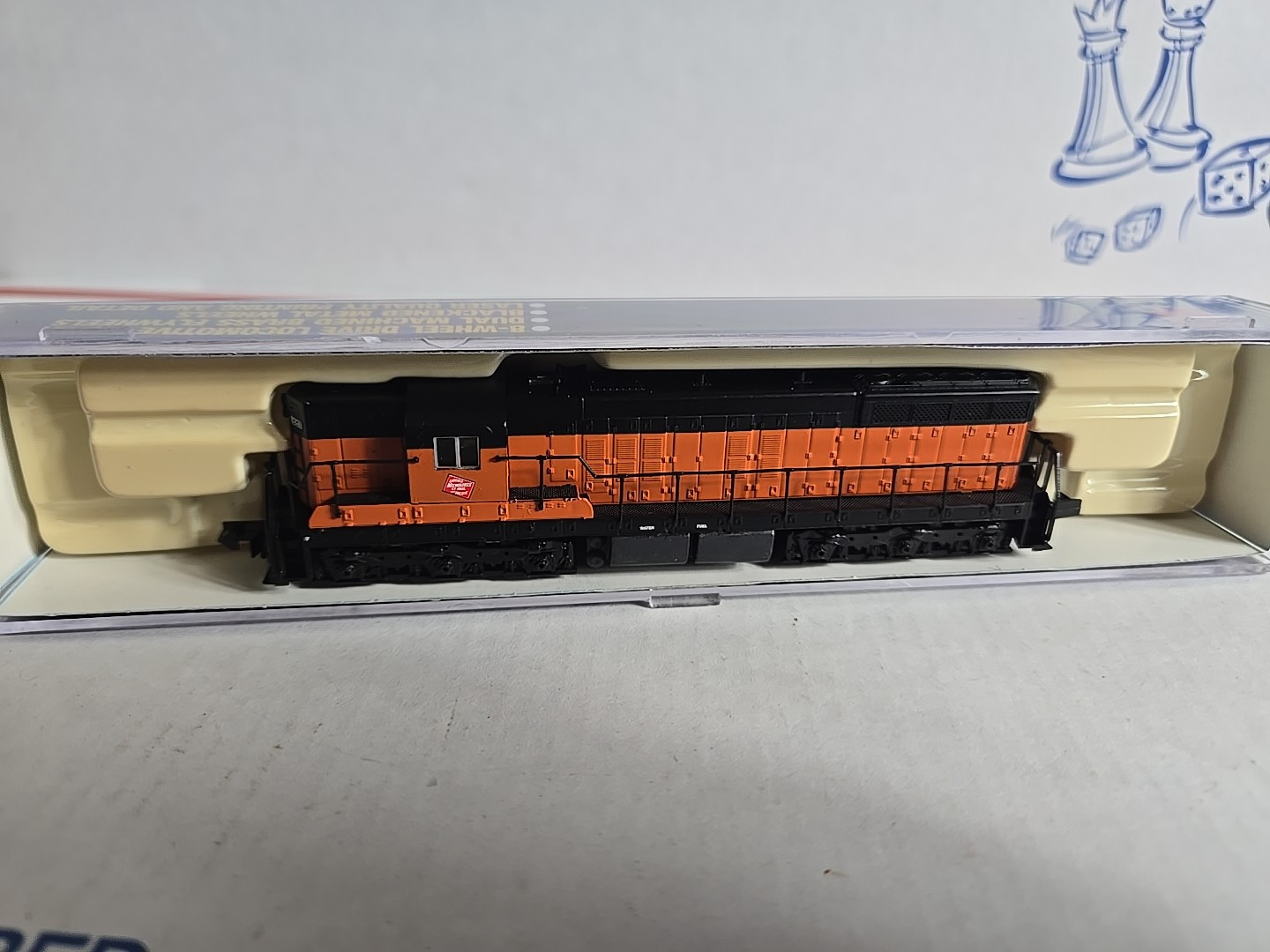 Life Like 7725 N SD7 LOCO MILWAUKEE #2211, N Scale