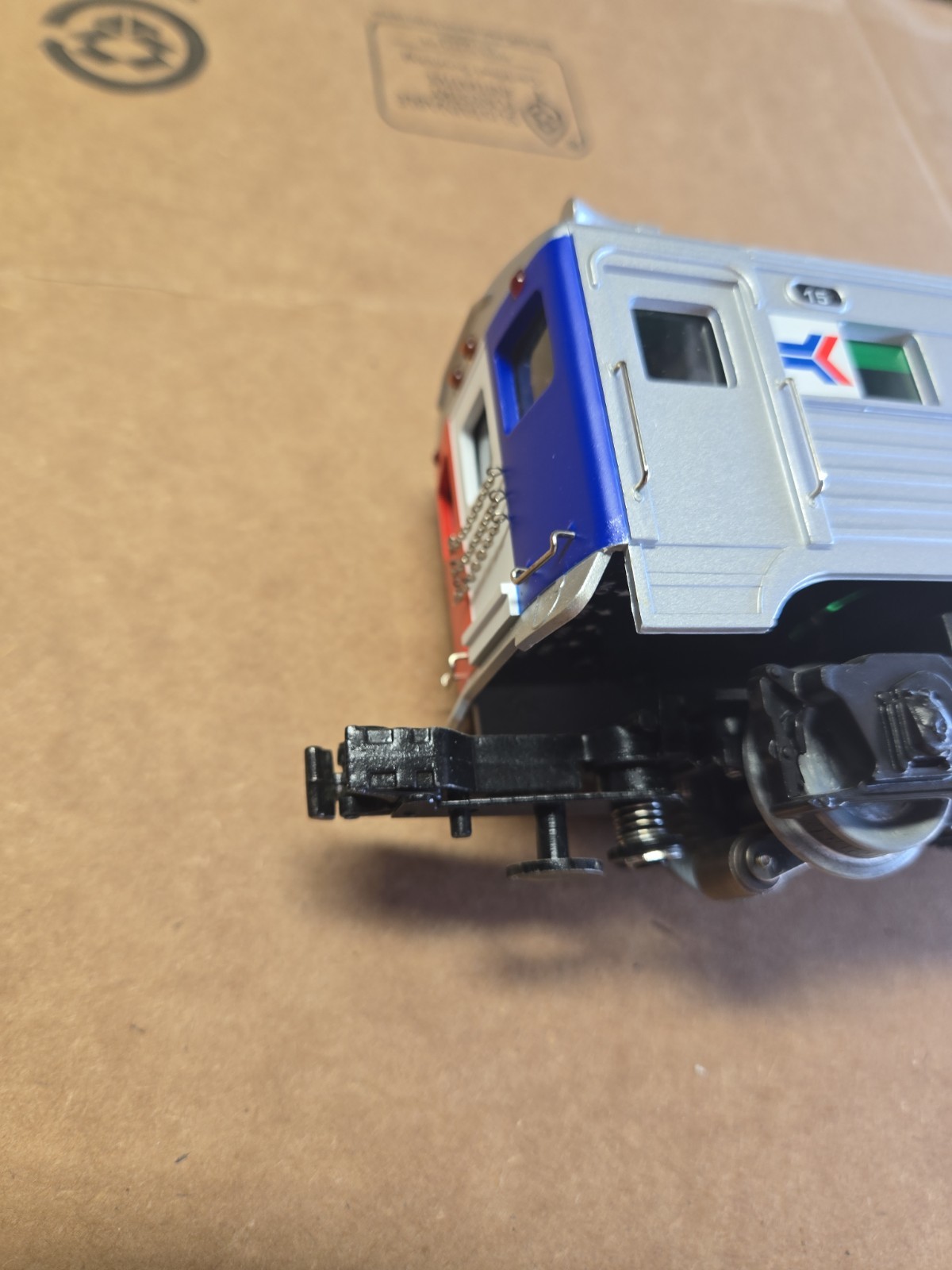 RMT AMTRAK POWERED RDC RAIL DIESEL ENGINE PASSENGER CAR – O GAUGE LIONEL TRAIN