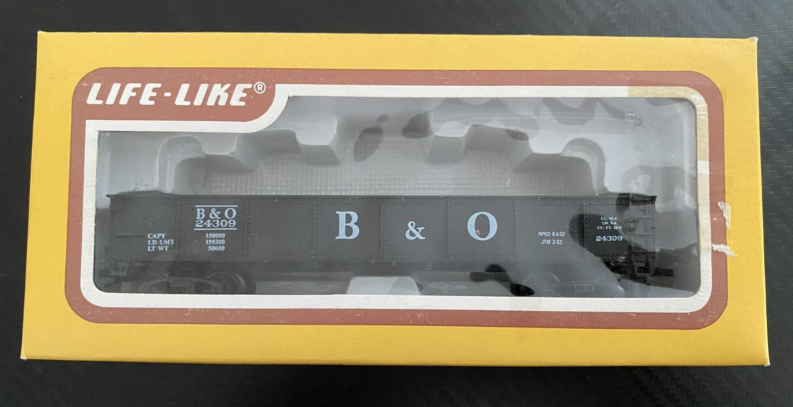 LIfe-Like ~ HO Scale B & O Gondola ~ New in Box