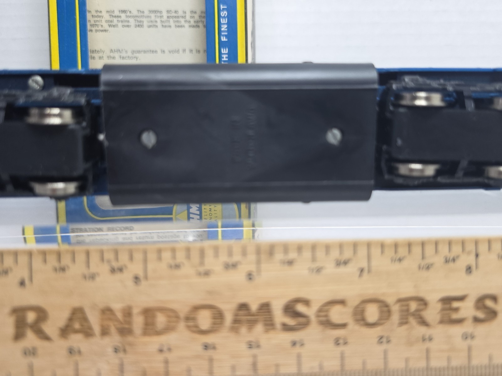 AHM HO Scale 5030-03 Conrail 6297 EMD SD-40 Diesel Loco Runs As Is Read Des