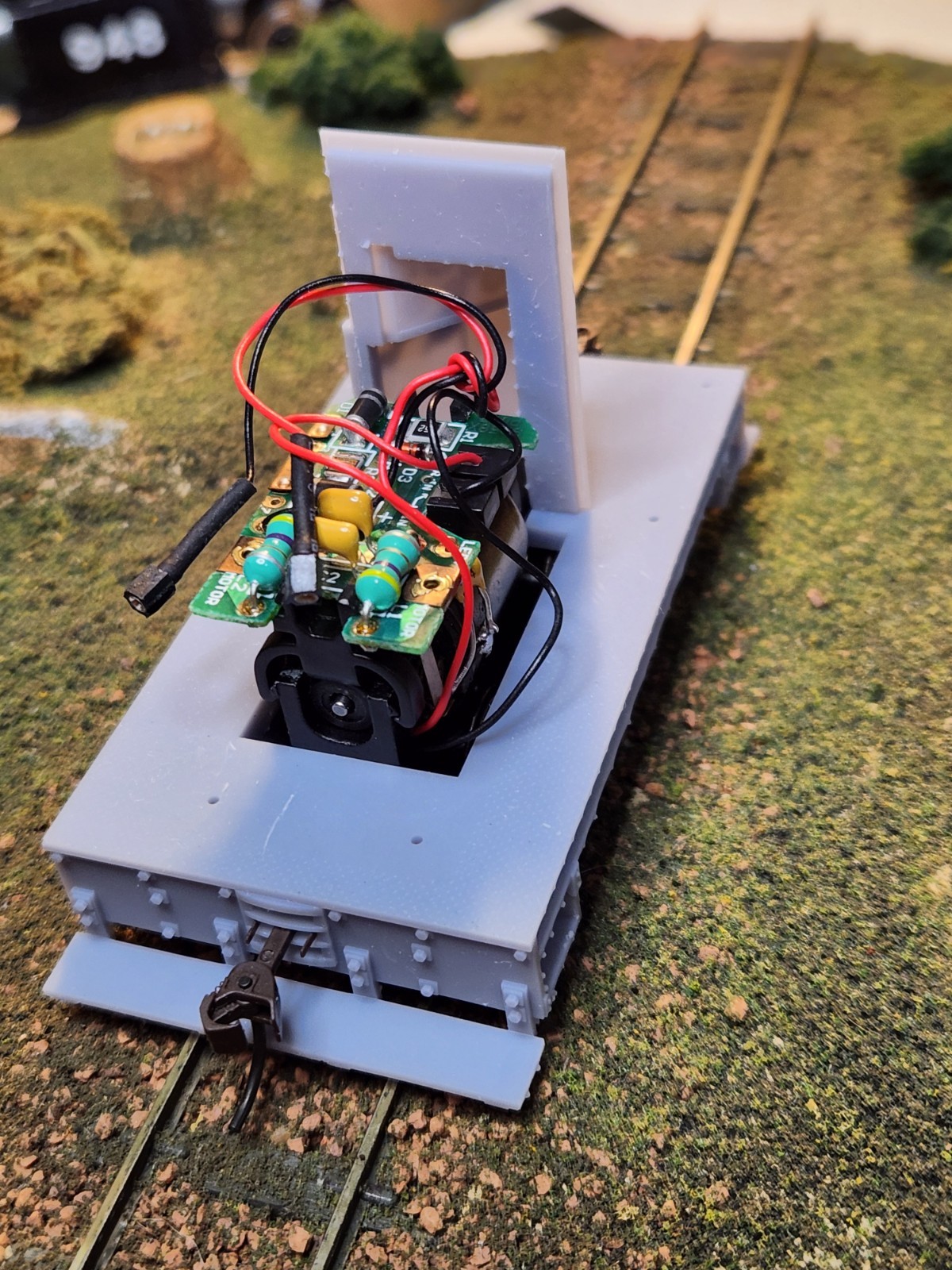 On30 Freelance “Davenport” Switcher Kit 3D Printed With Cab Interior Details