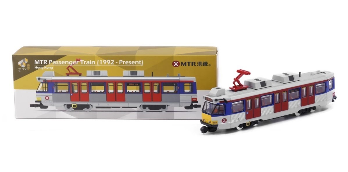 Tiny City 1/120 MTR02 Die-cast Model Car – MTR Passenger Train (1992 – Present)