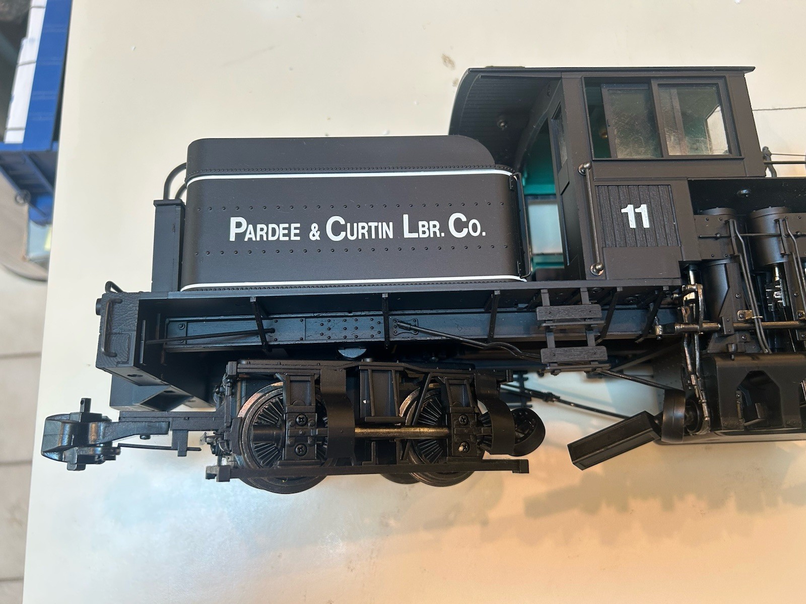 SPECTRUM 81196 Pardee Curtin 2 Truck SHAY Steam LOCO, G Scale, Parts/Restore