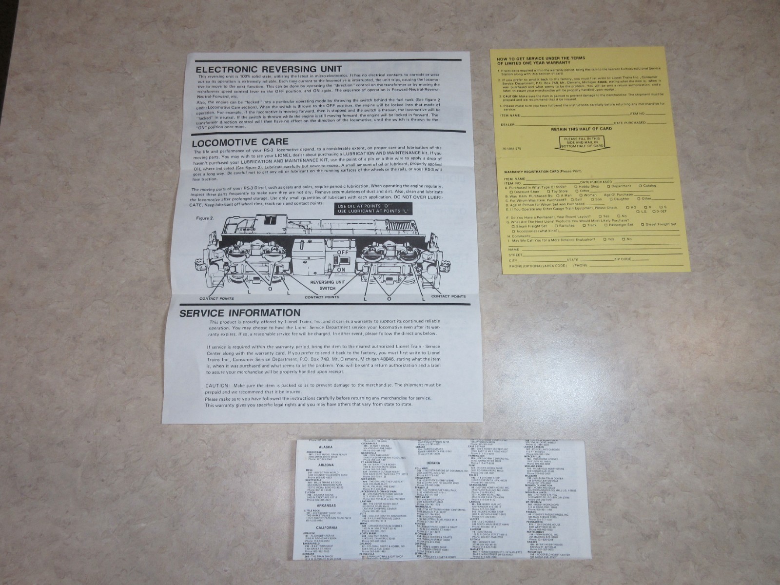 Lionel 6-18890. RS-3 Diesel Locomotive. Union Pacific #8805. New. Watch Video.