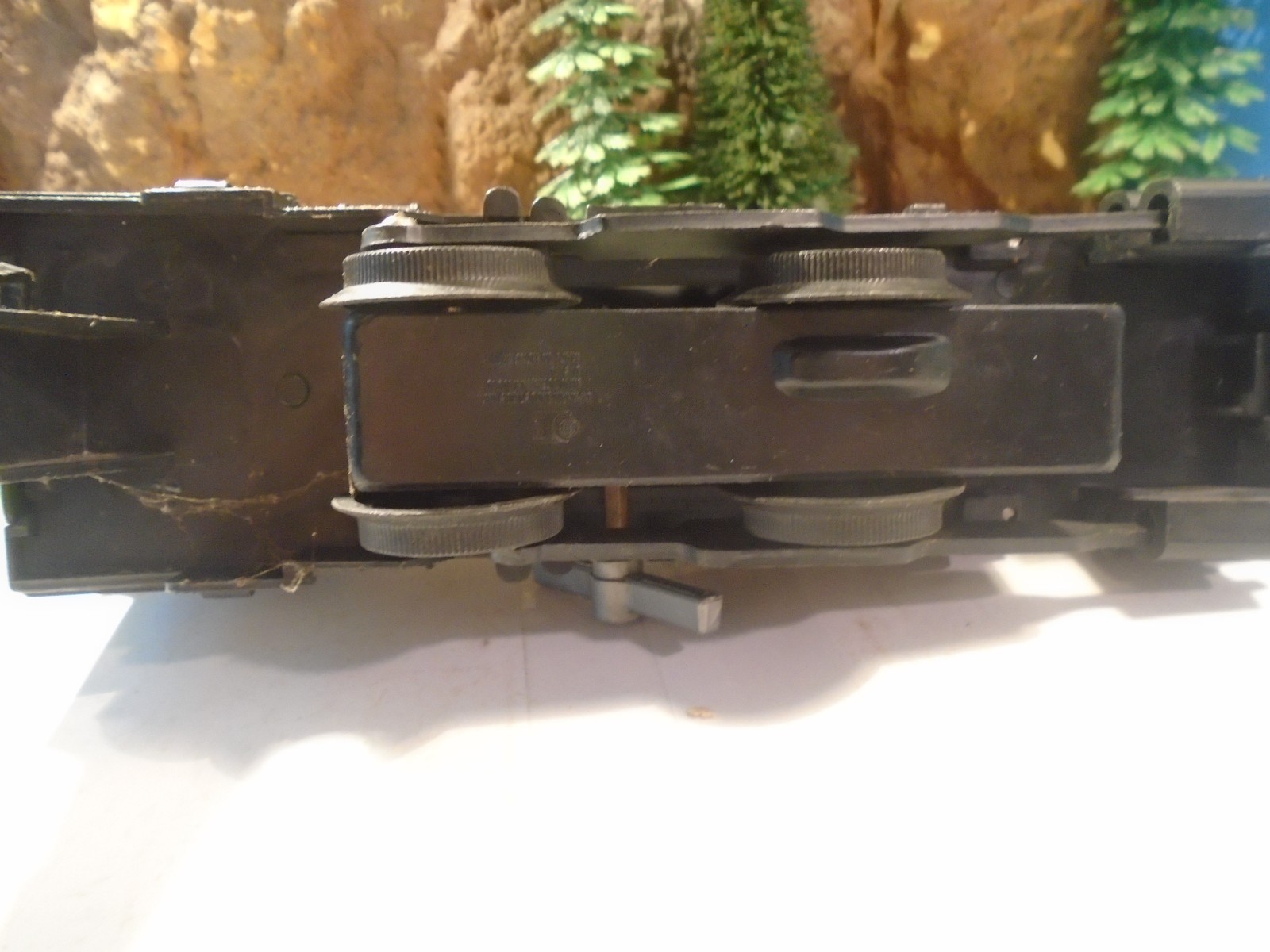 DURHAM INDUSTRIES 027 SCALE WINDUP PLASTIC SANTA FE STEAM LOCO No 8803 5-101-5
