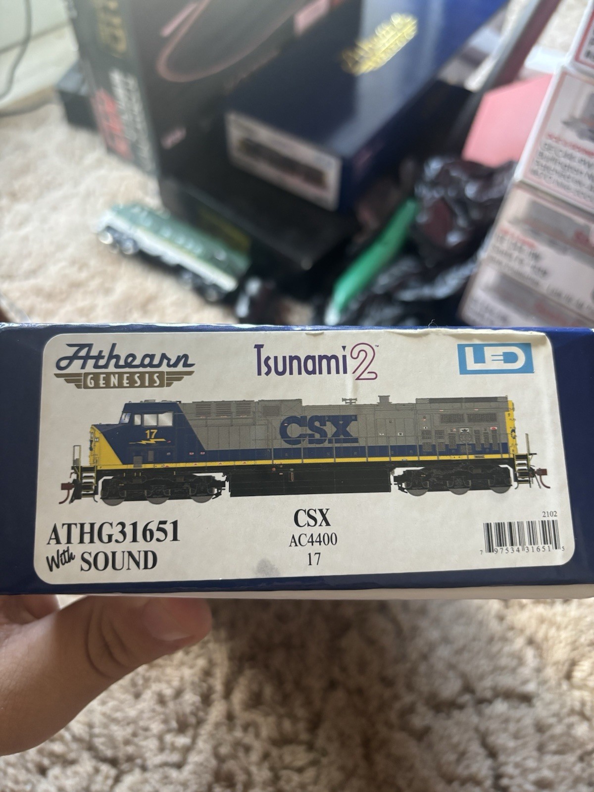 Ho Scale Athearn Genesis Csx Ac4400cw Dcc And Sound Tsunami 2 Genesis 2.0