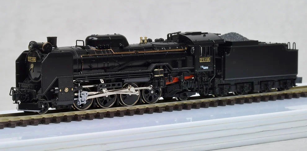 kato 2016-1 JNR Steam Locomotive D51-498, NIB, n scale, ships from USA