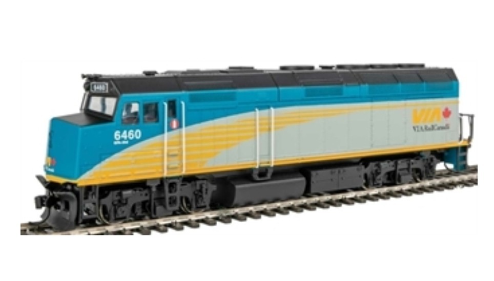 Walthers Mainline HO Scale EMD F40PH Diesel VIA #6460 DCC Ready
