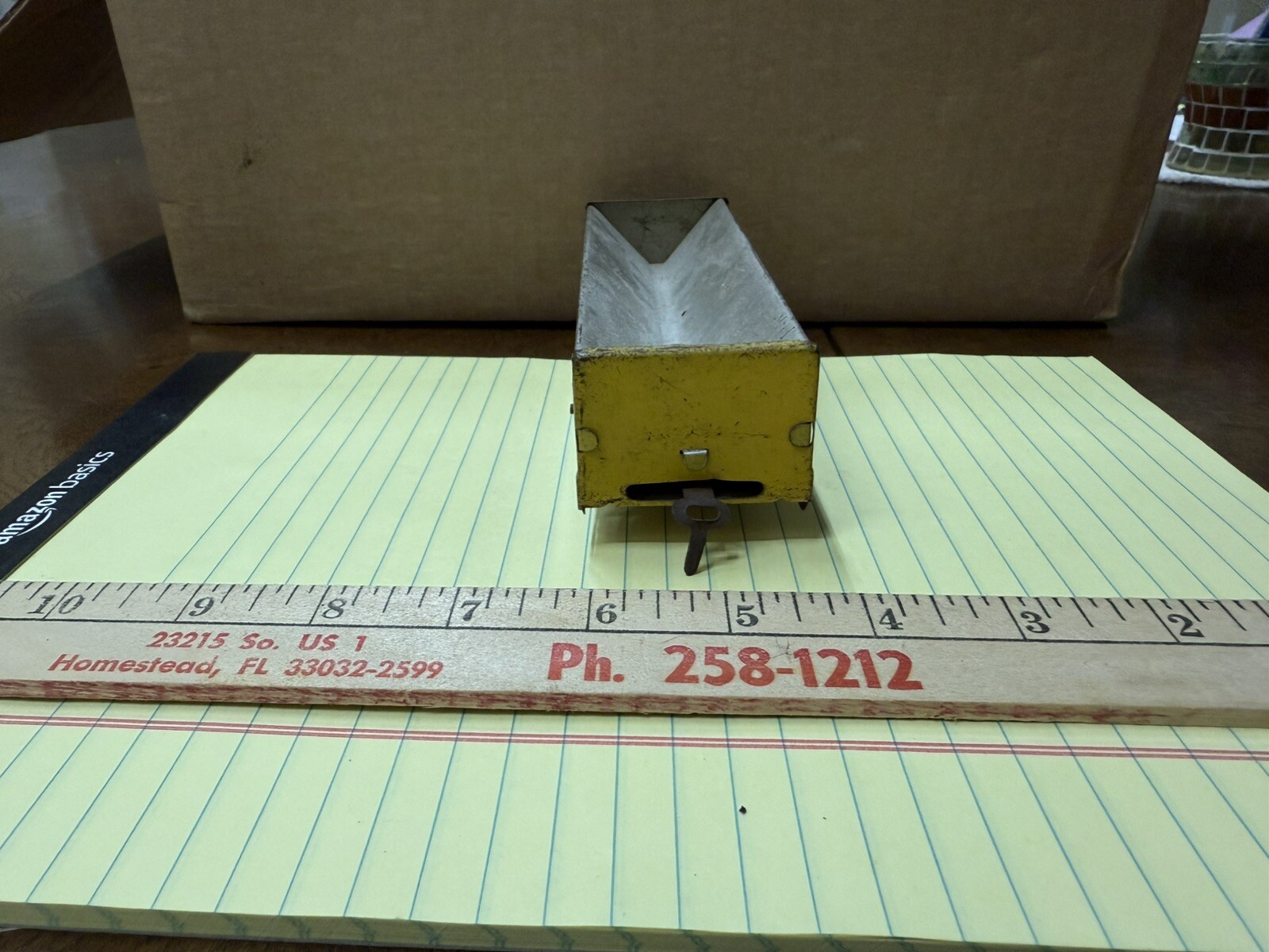 Vintage Hafner Trains Tin Wyandotte Toys Gondola 91746 “O” Model Train