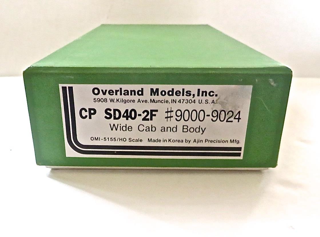 Rare OMI 5155 Canadian Pacific SD40-2F Wide Cab & Body 9024 DCC & SOUND
