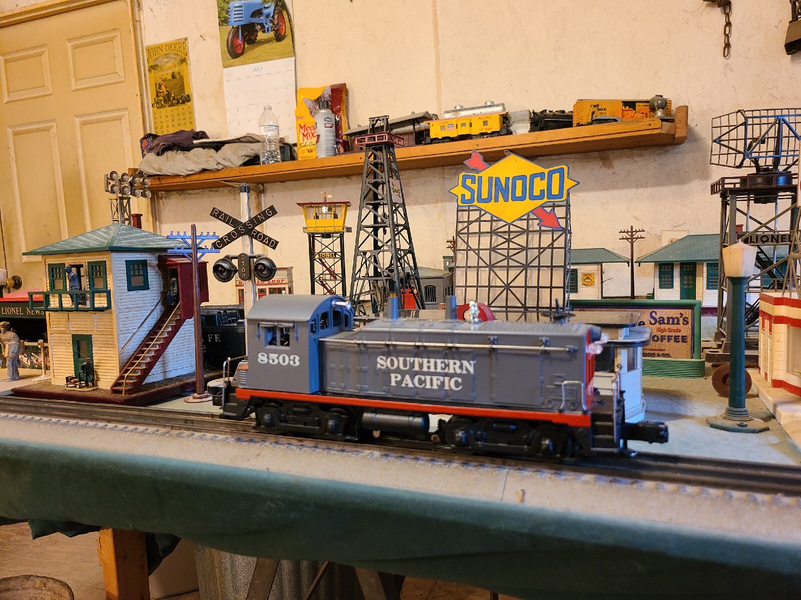 Lionel O Southern Pacific Diesel Loco Switcher Bell Ringer Serviced In Box ! !