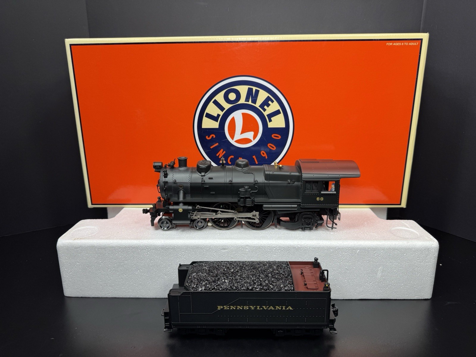 Lionel 6-28704 TMCC Pennsylvania PRR E-6 Atlantic steam engine #68 LNIB