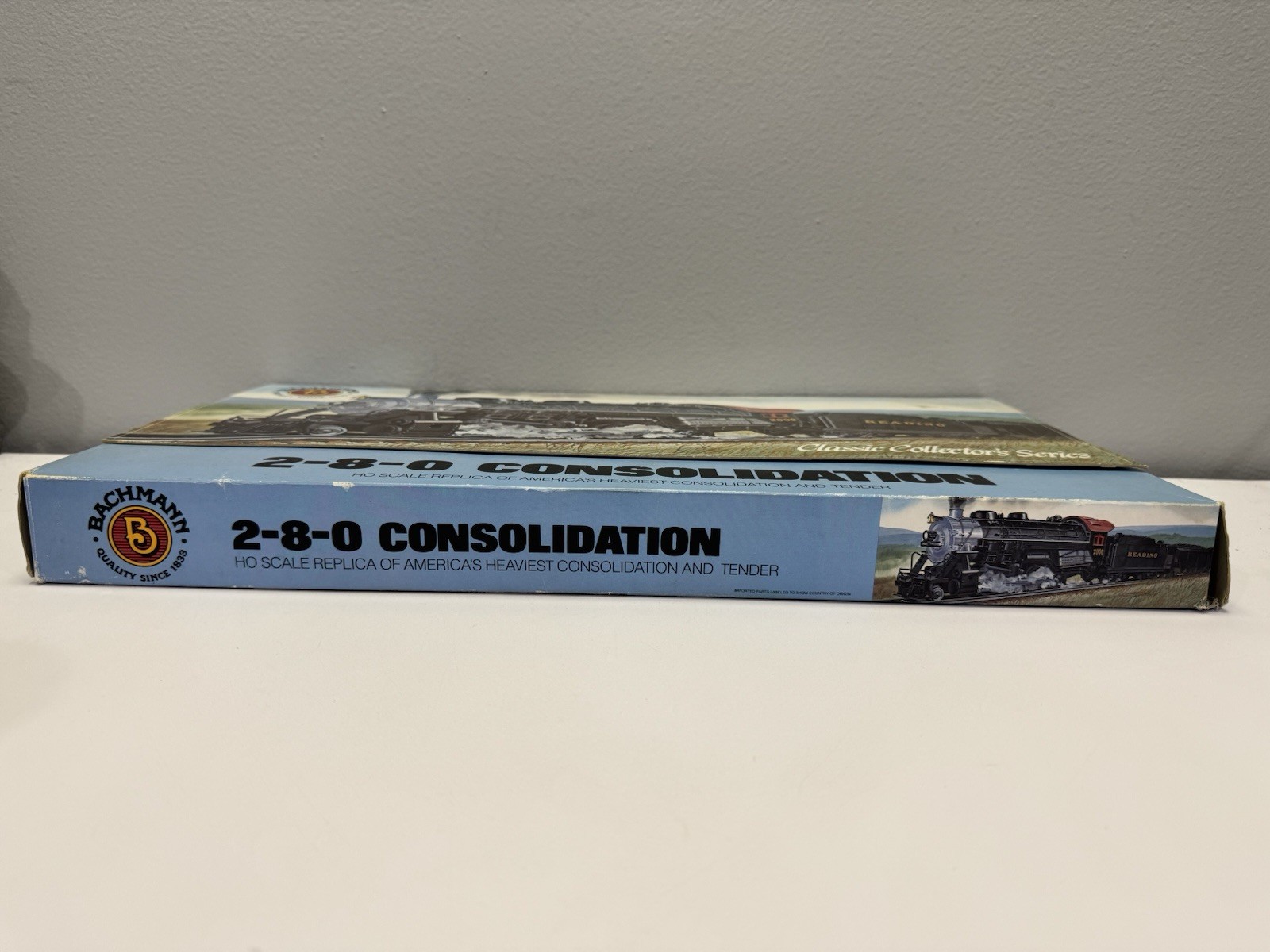 Bachmann 530-02 SANTA FE 2-8-0 Consolidation Locomotive & Tender HO Open Box