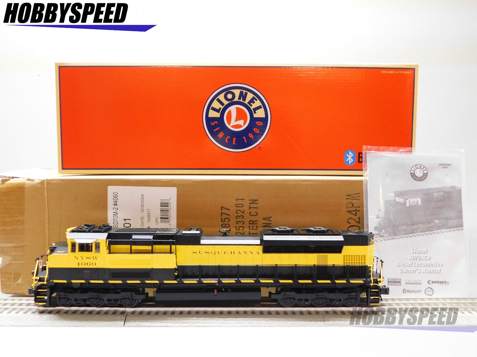 LIONEL BTO NS SUSQUEHANNA LEGACY SD70M-2 #4060 DIESEL ENGINE O GAUGE 2533201 NEW