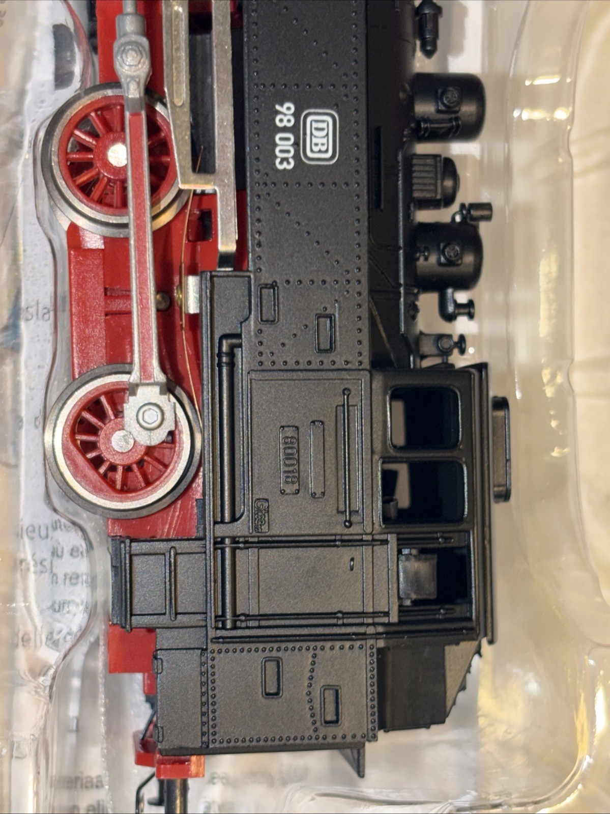 PIKO 50500 BR 98 003 Steam Locomotive DB Black Red Frame