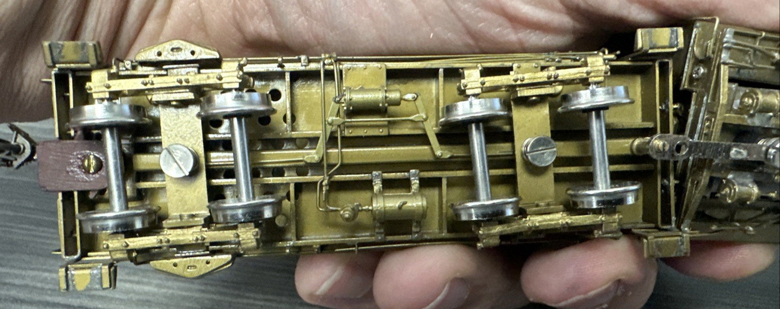 Pacific Fast Mail Sn3 Brass Class C-19 2-8-0 D&RGW #346 Unpainted Runs Well LNIB