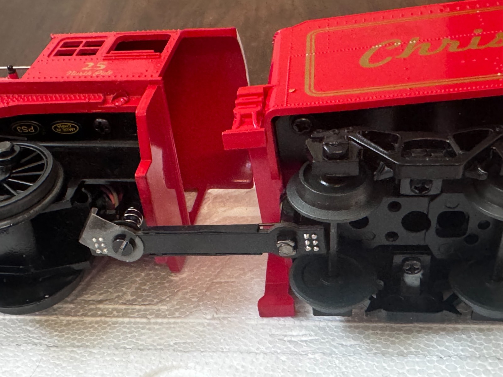 M.T.H. RailKing 4-6-0 Steam Engine &Tender Christmas Express O Gauge #30-4207-1E
