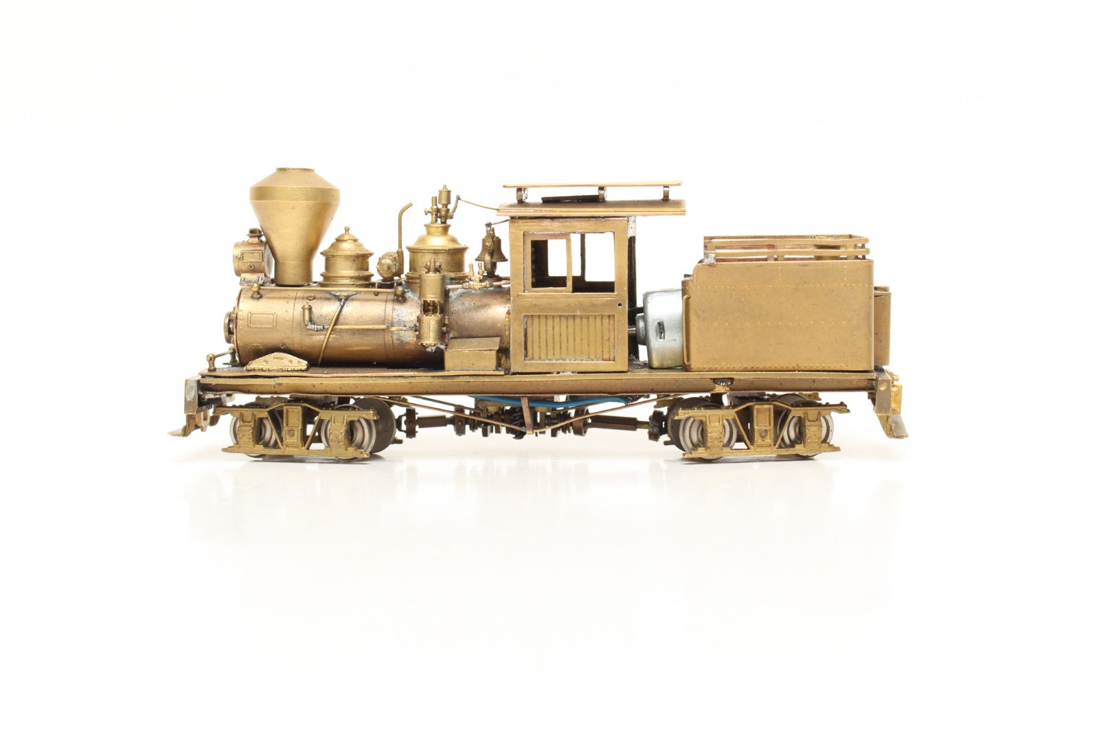 HON3 BRASS WESTSIDE WMC CLASS A 20 TON 2 TRUCK SHAY BACKDATED FLUTED DOMES MORE!