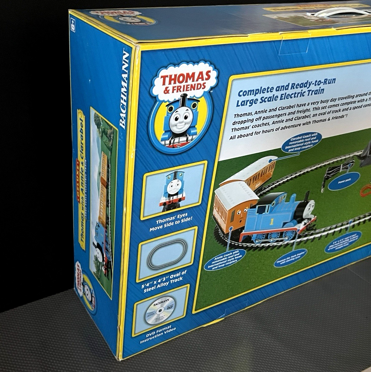 Rare Bachmann Thomas with Annie & Clarabel Deluxe Large Scale Electric Train Set