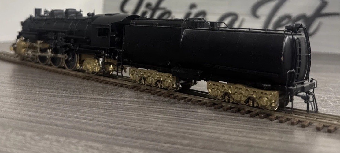 NJ Custom Brass HO Brass #ST-244 Pacific Southern Pacific 4-6-2 P-13 Black/DNR!
