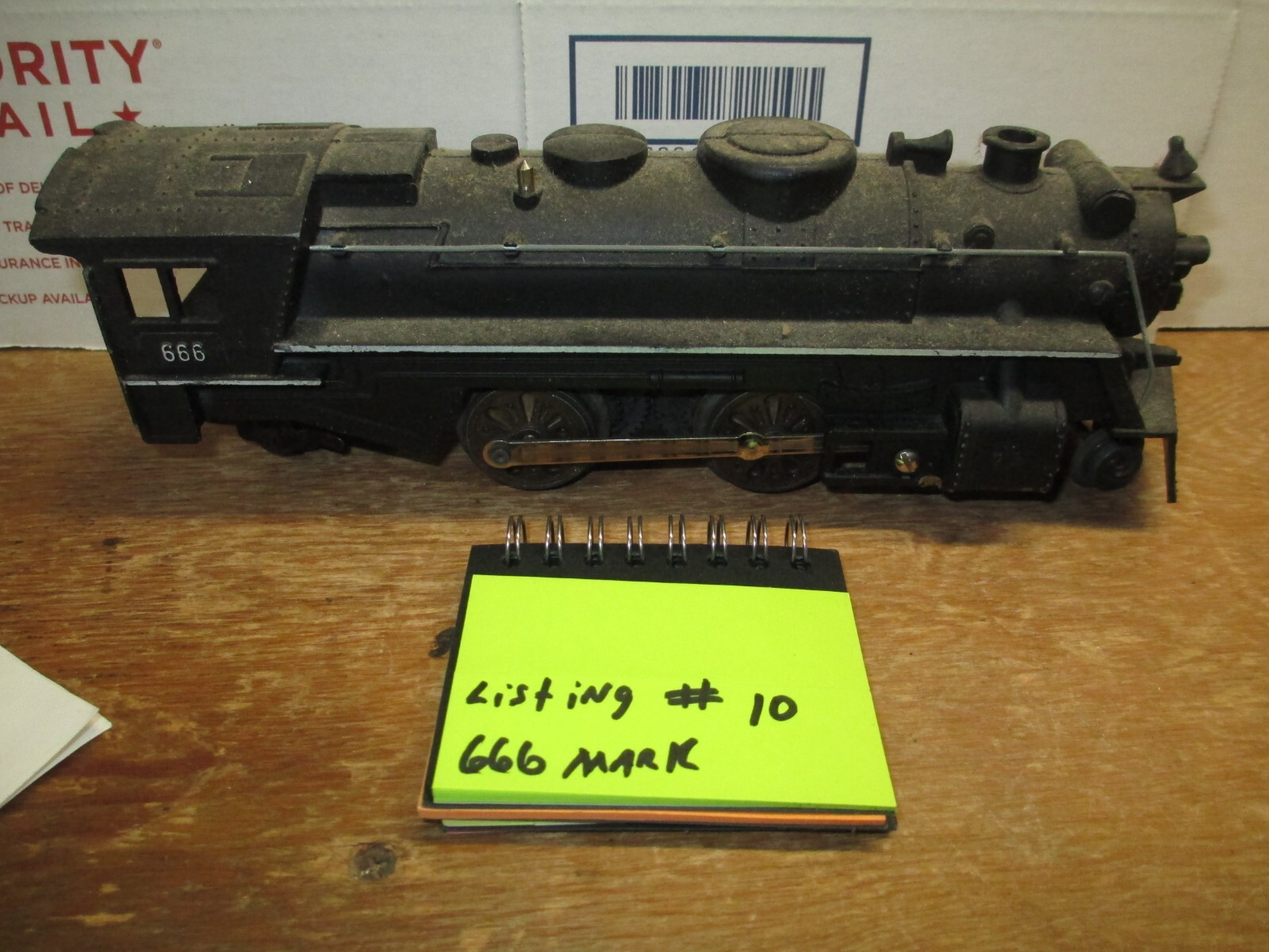 VINTAGE MARX LOCOMOTIVE #666 LISTING # 10