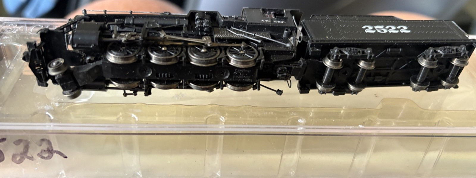 Bachmann Spectrum N Scale 2-8-0 Steam Locomotive & Tender SAL #2522 Untested