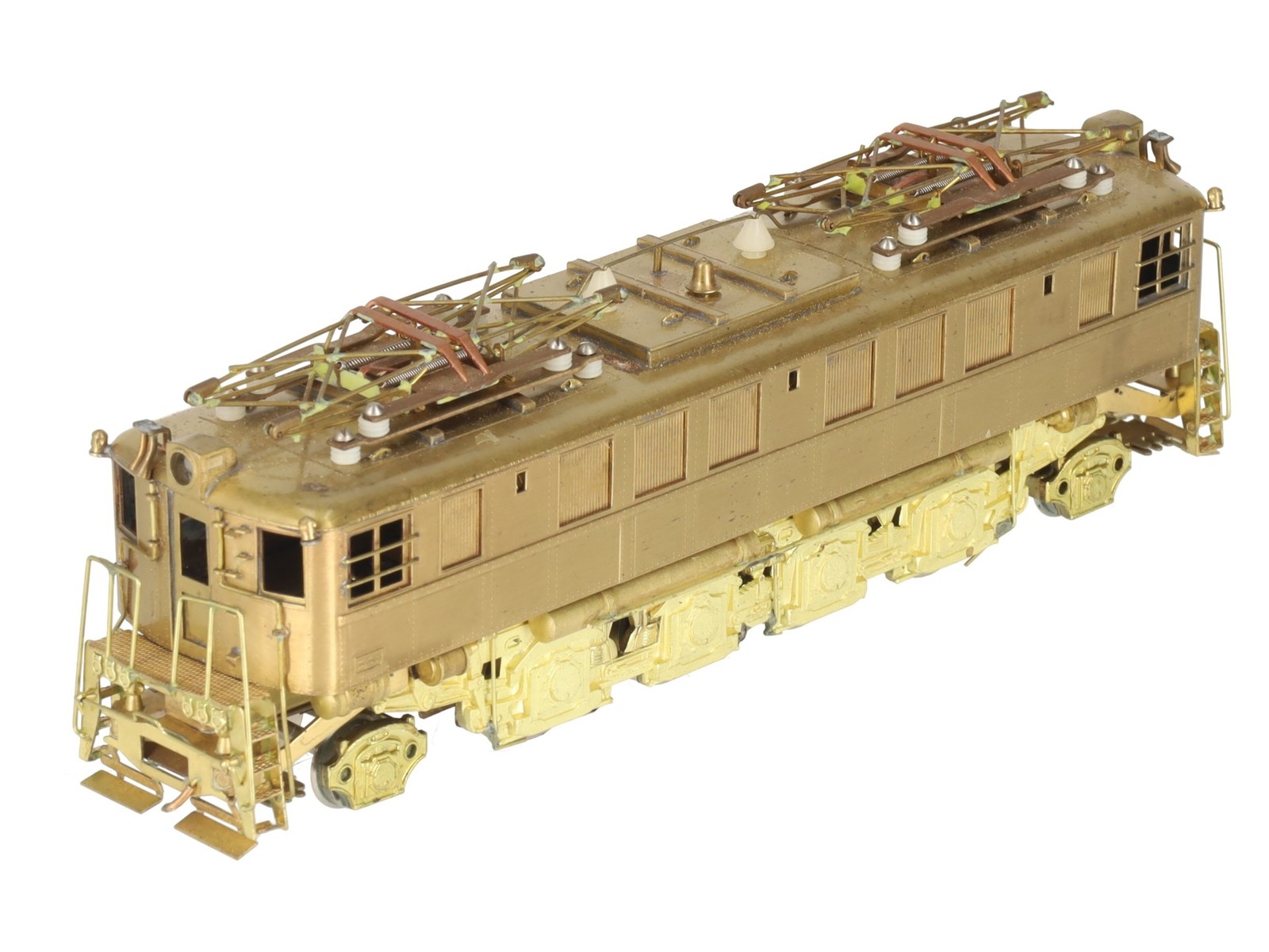 Alco E-110 HO Scale Brass Pennsylvania L-6 Electric Locomotive/Box